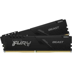 Модуль памяти DDR4 2x16GB/3200 Kingston Fury Beast Black (KF432C16BBK2/32) UA