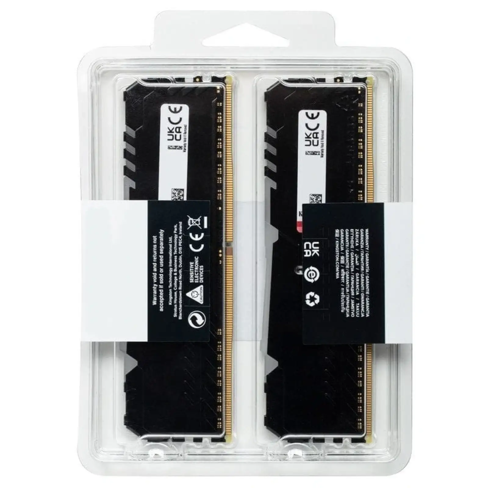 Оперативна пам'ять DDR4 2x16GB/3600 Kingston Fury Beast RGB Black (KF436C18BBAK2/32) UA