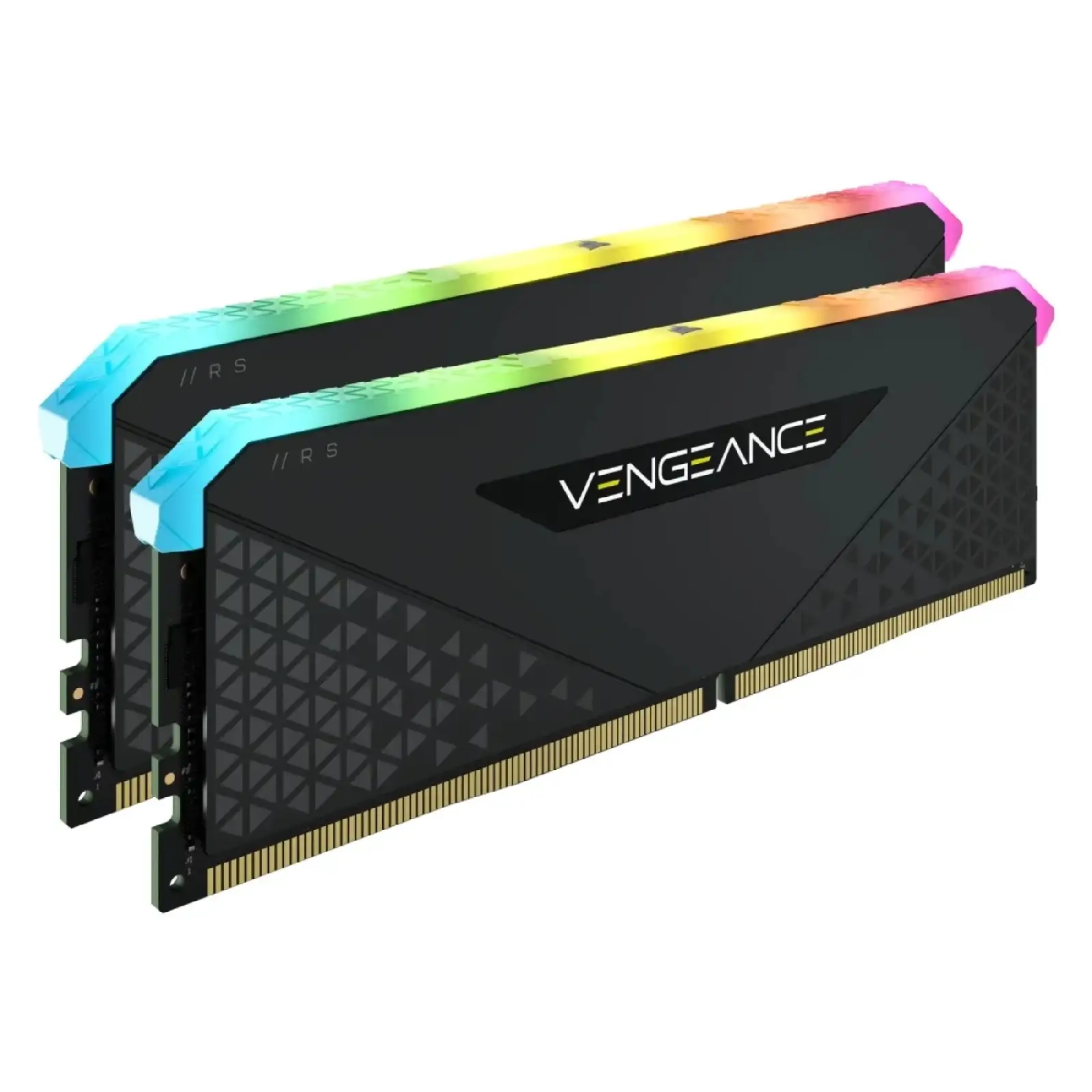 Оперативна пам'ять DDR4 2x16GB/3200 Corsair Vengeance RGB RS Black (CMG32GX4M2E3200C16) UA
