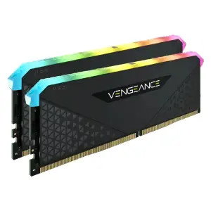 Оперативна пам'ять DDR4 2x16GB/3200 Corsair Vengeance RGB RS Black (CMG32GX4M2E3200C16) UA