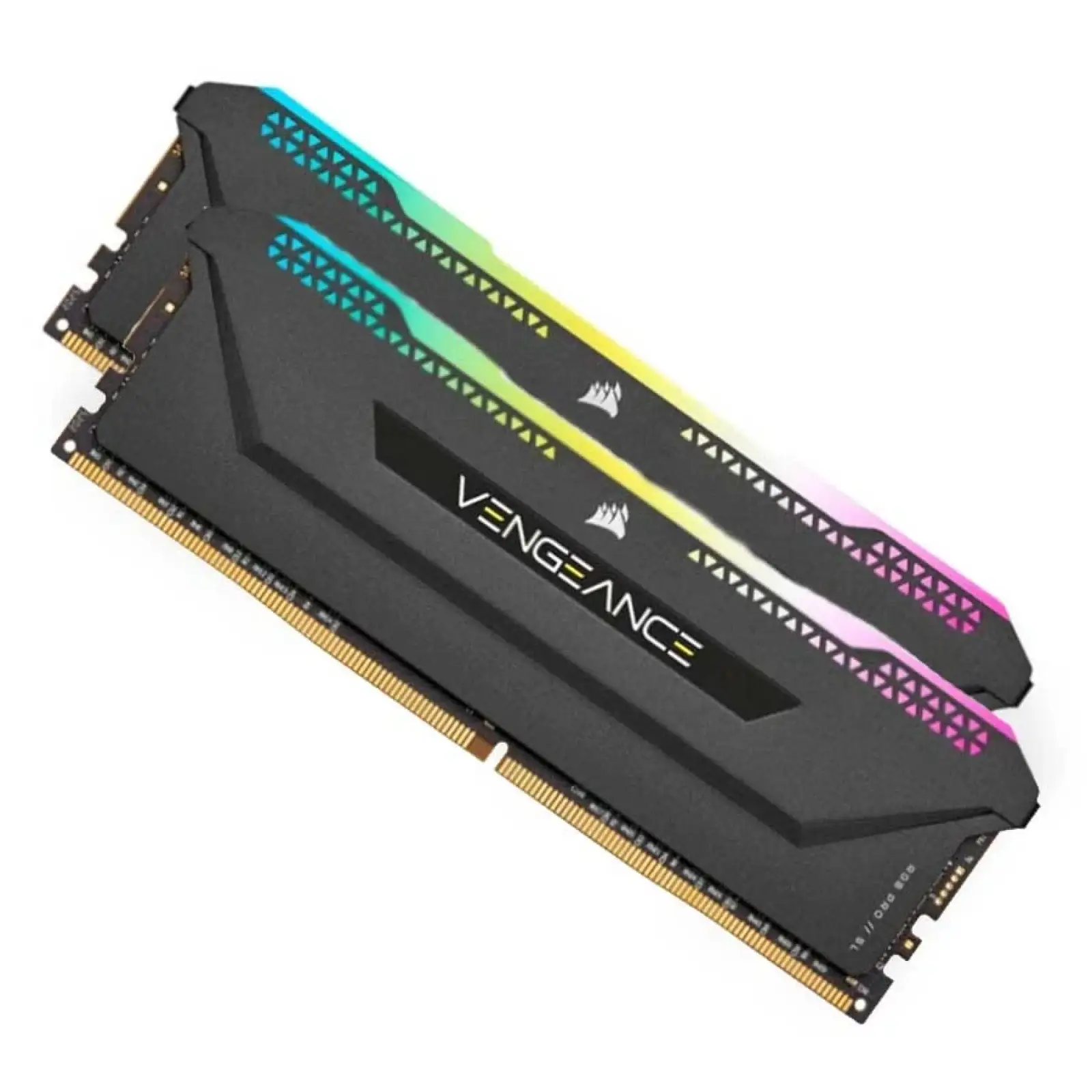 Оперативна пам'ять DDR4 2x16GB/3600 Corsair Vengeance RGB Pro SL Black (CMH32GX4M2D3600C18) UA