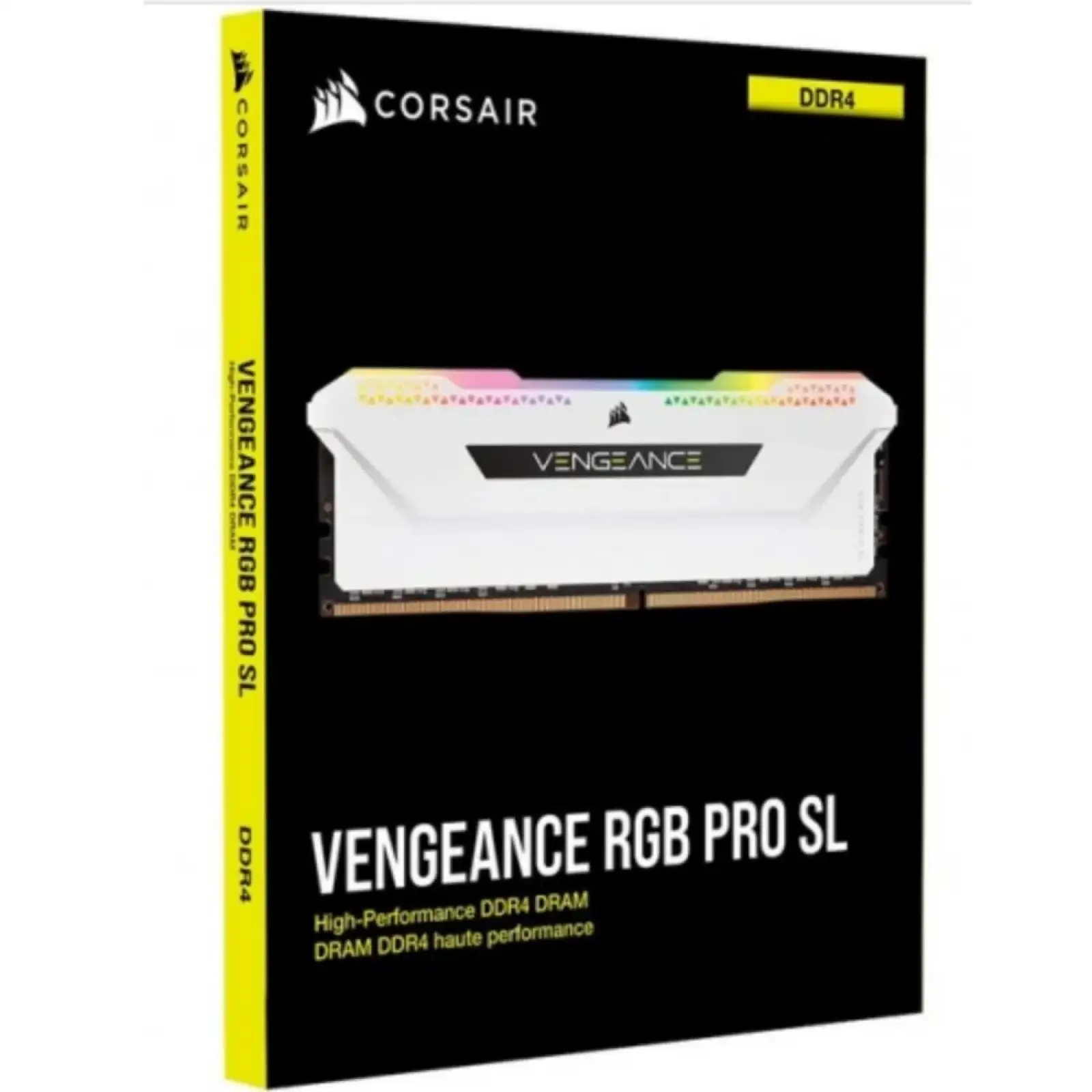 Оперативна пам'ять DDR4 2x16GB/3600 Corsair Vengeance RGB Pro SL White (CMH32GX4M2D3600C18W) UA