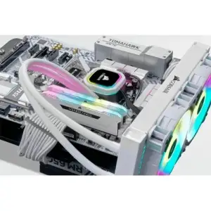 Оперативна пам'ять DDR4 2x16GB/3600 Corsair Vengeance RGB Pro SL White (CMH32GX4M2D3600C18W) UA