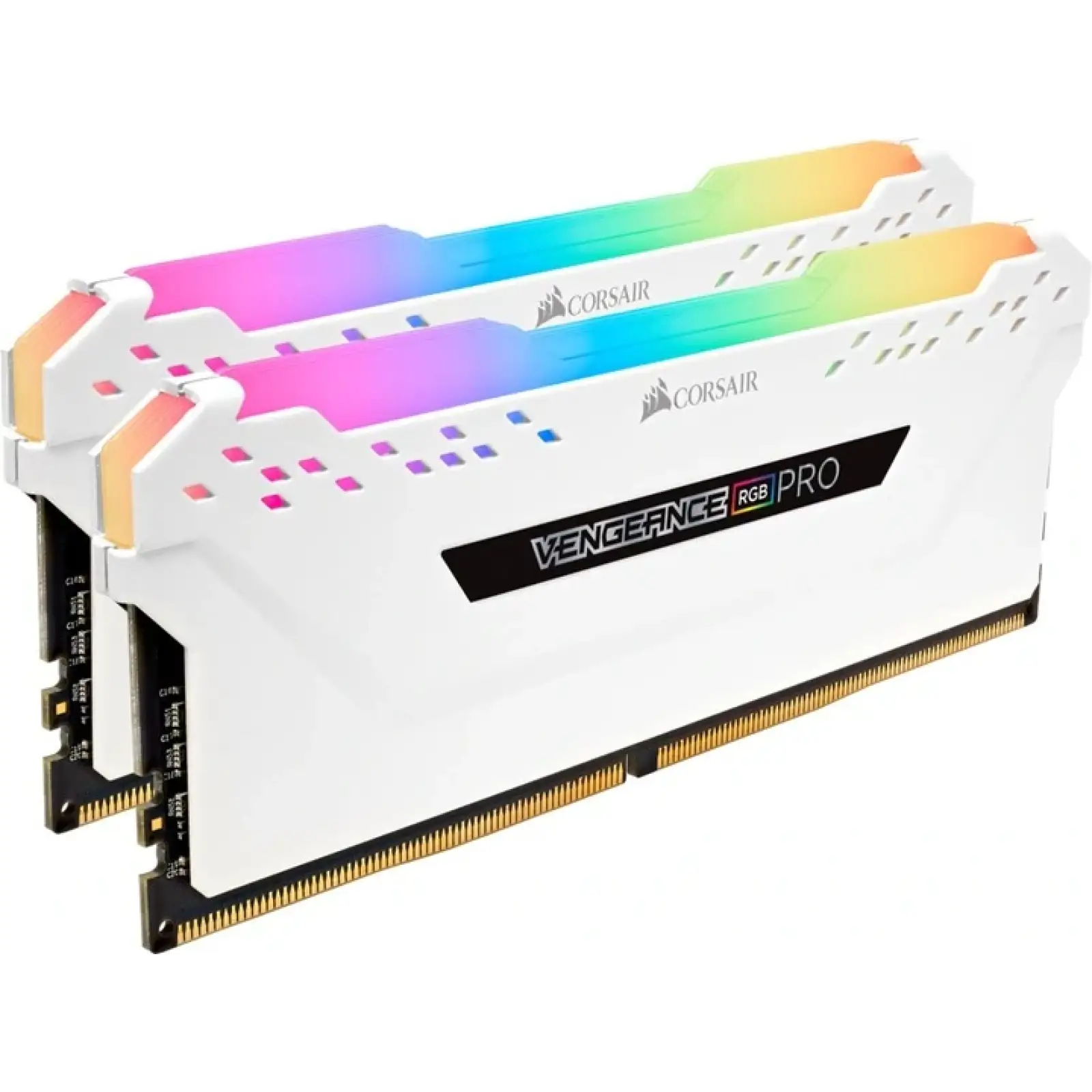 Оперативна пам'ять DDR4 2x16GB/3200 Corsair Vengeance RGB Pro SL White (CMH32GX4M2E3200C16W) UA