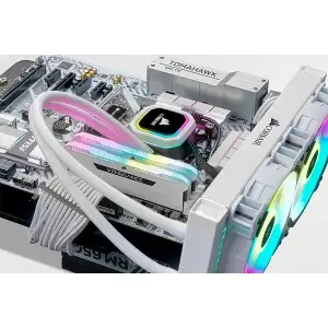 Оперативна пам'ять DDR4 2x16GB/3200 Corsair Vengeance RGB Pro SL White (CMH32GX4M2E3200C16W) UA