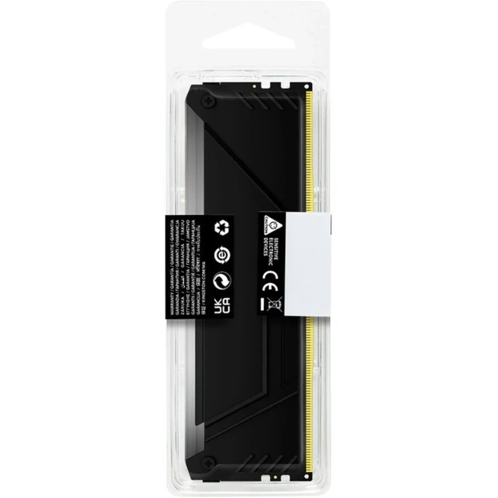 Модуль памяти DDR4 8GB/3200 Kingston Fury Beast RGB (KF432C16BB2A/8WP) UA