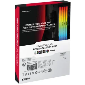 Модуль пам'яті DDR4 2x16GB/3600 Kingston Fury Renegade RGB (KF436C16RB12AK2/32) UA