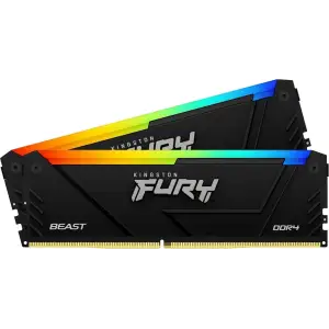 Оперативна пам'ять DDR4 2x16GB/3600 Kingston Fury Beast RGB (KF436C18BB2AK2/32) UA