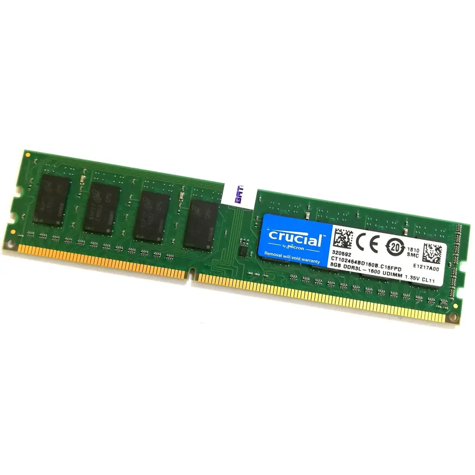 Оперативна пам'ять DDR3L 8GB/1600 Crucial (CT102464BD160B.C16FPD) UA