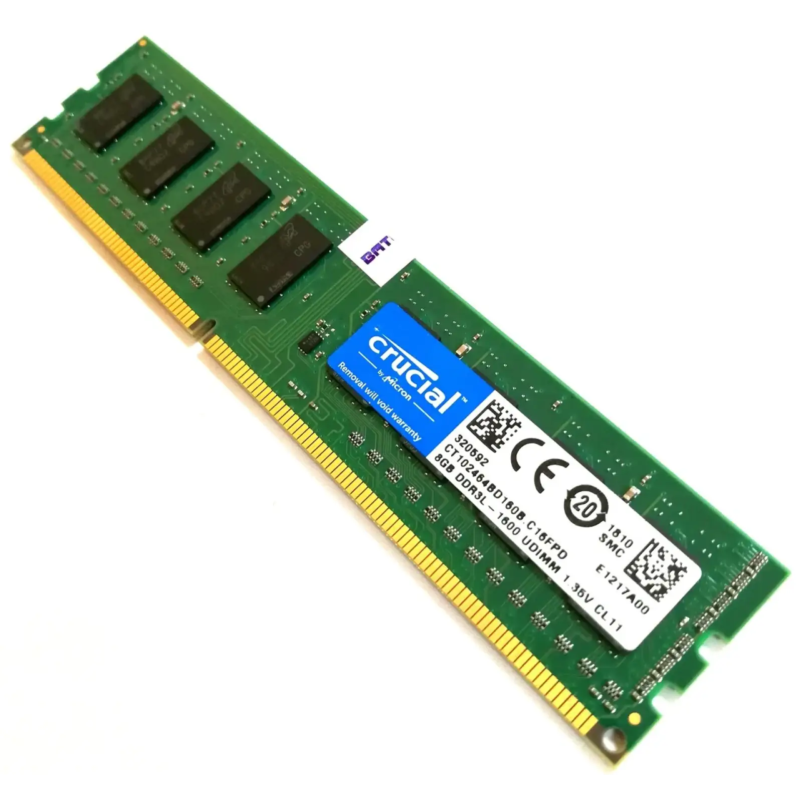 Оперативна пам'ять DDR3L 8GB/1600 Crucial (CT102464BD160B.C16FPD) UA