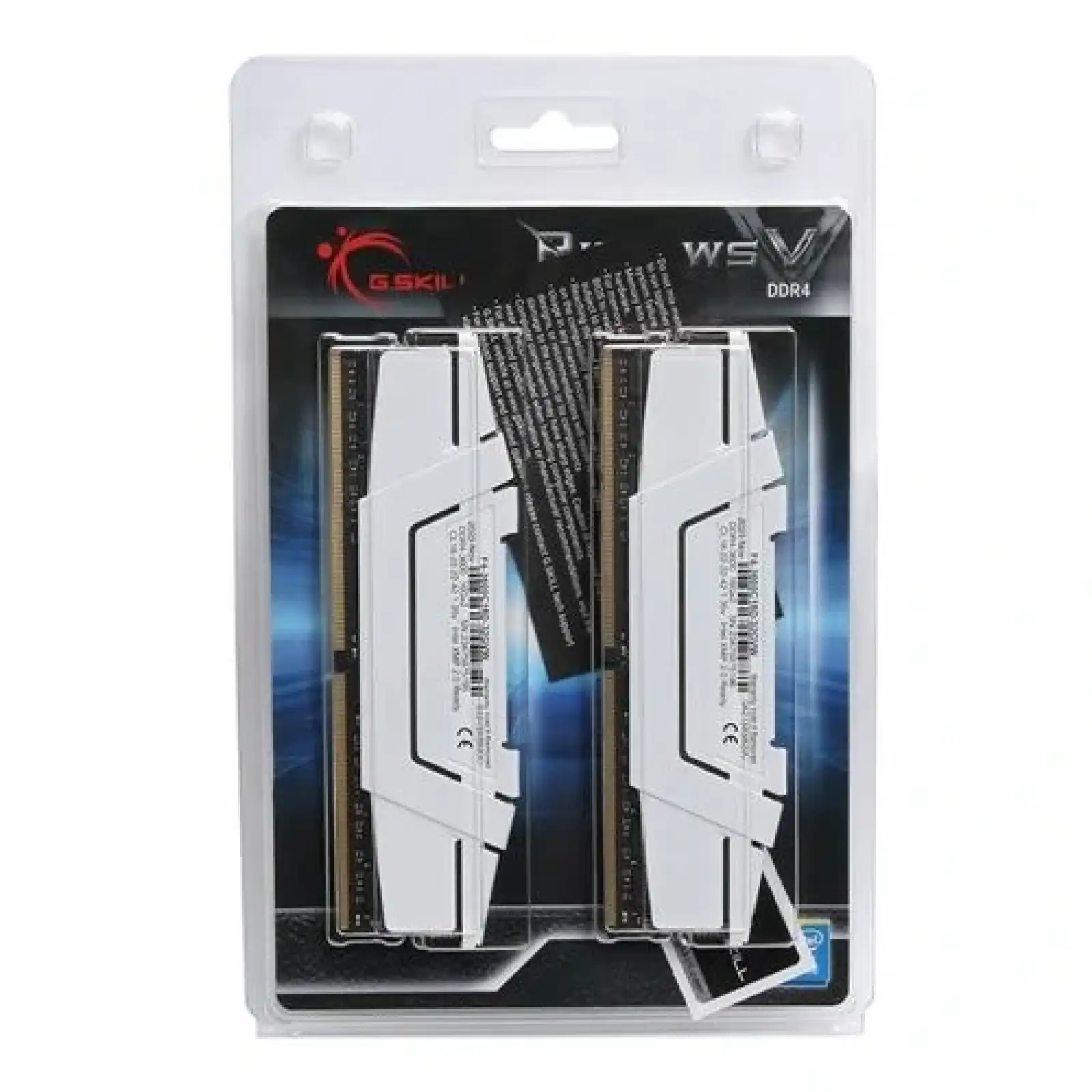 Оперативна пам'ять DDR4 2x16GB/3600 G.Skill Ripjaws V White (F4-3600C18D-32GVW) UA