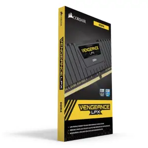 Оперативна пам'ять DDR4 2x8GB/3200 Corsair Vengeance LPX Black (CMK16GX4M2B3200C16) UA