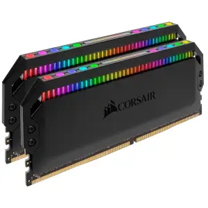 Оперативна пам'ять DDR4 2x16GB/3200 Corsair Dominator Platinum RGB Black (CMT32GX4M2C3200C16) UA