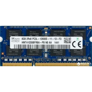 Модуль пам'яті SO-DIMM 8GB/1600 DDR3L Hynix (HMT41GS6BFR8A-PB) UA