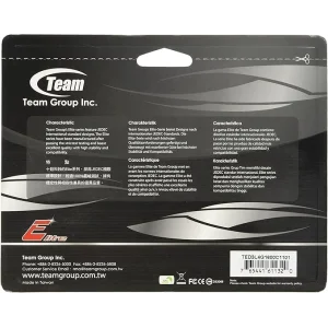 Модуль памяти DDR3 4GB/1600 1,35V Team Elite (TED3L4G1600C1101) UA