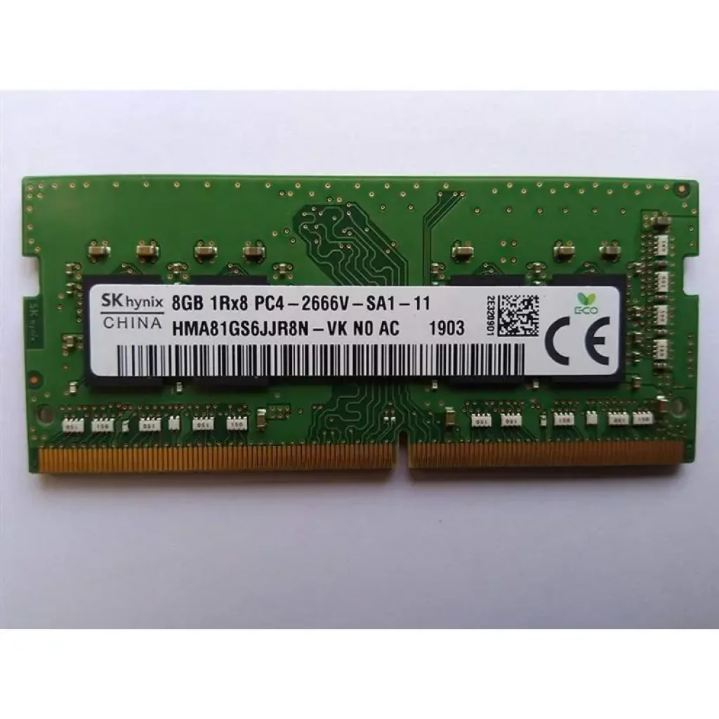 Модуль памяти SO-DIMM 8GB/2666 DDR4 Hynix (HMA81GS6JJR8N-VK) UA