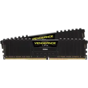 Оперативна пам'ять DDR4 2x16GB/3600 Corsair Vengeance LPX Black (CMK32GX4M2Z3600C18) UA