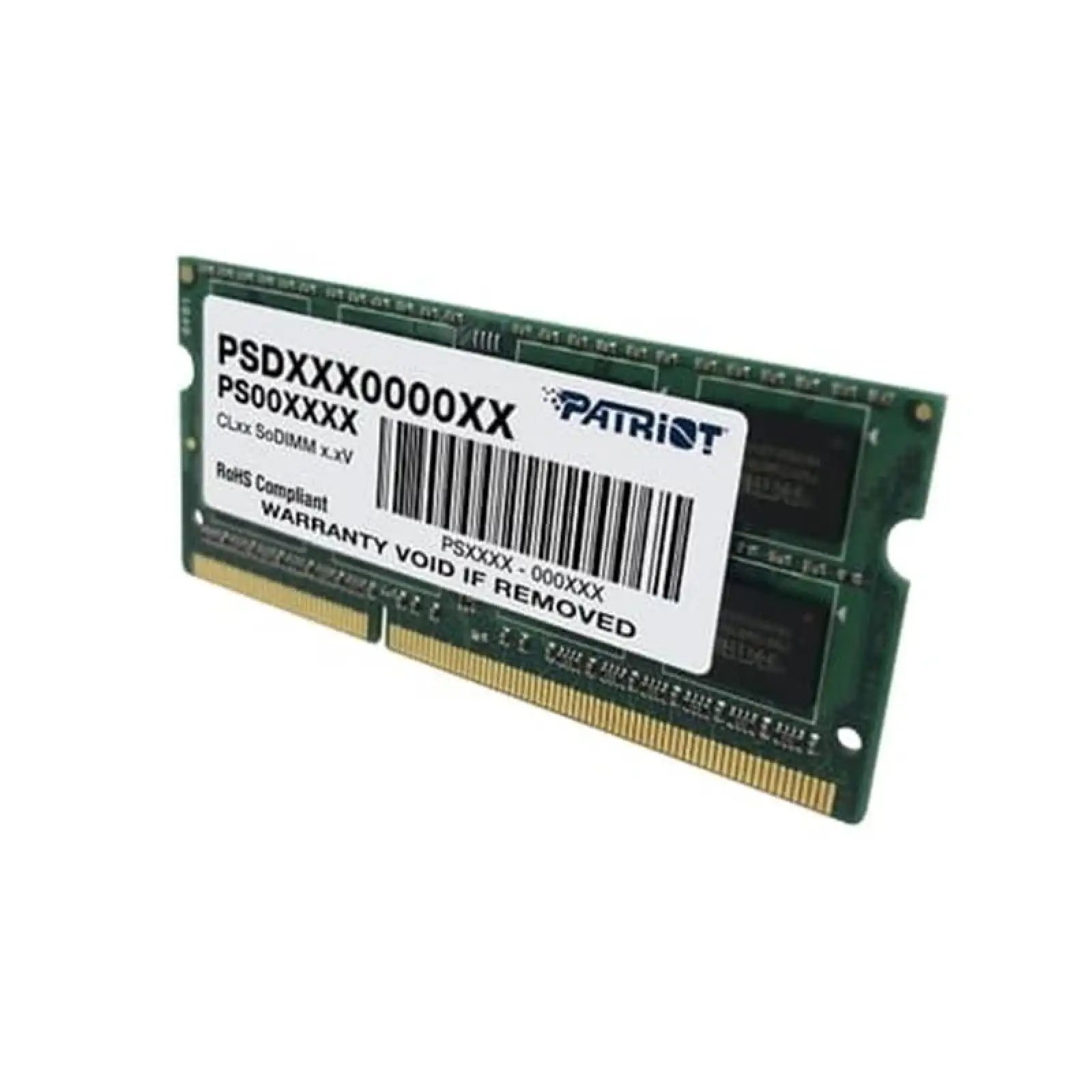 Оперативна пам'ять SO-DIMM 4GB/1600 DDR3L Patriot Signature Line (PSD34G1600L81S) UA