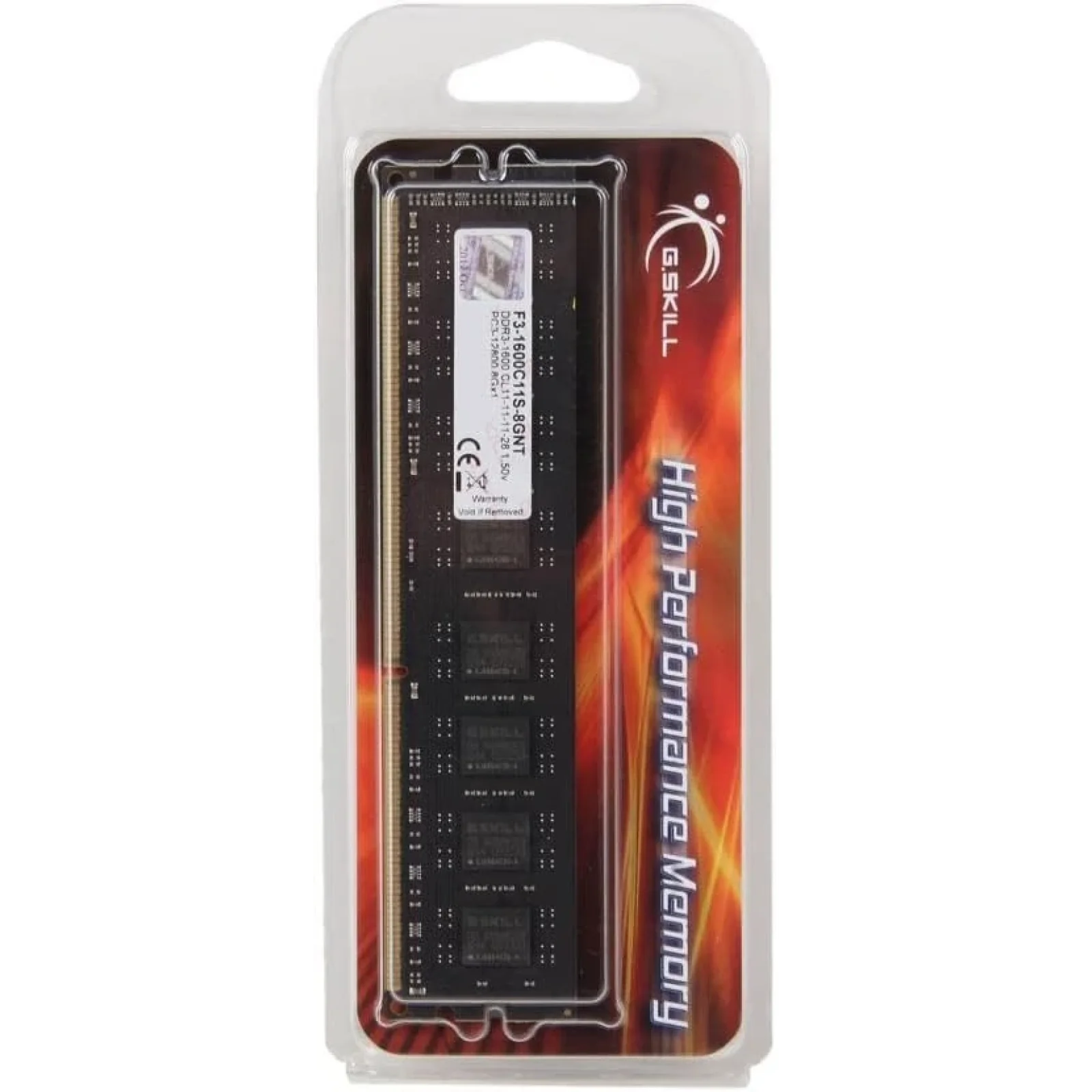 Оперативна пам'ять DDR3 8GB/1600 G.Skill (F3-1600C11S-8GNT) UA