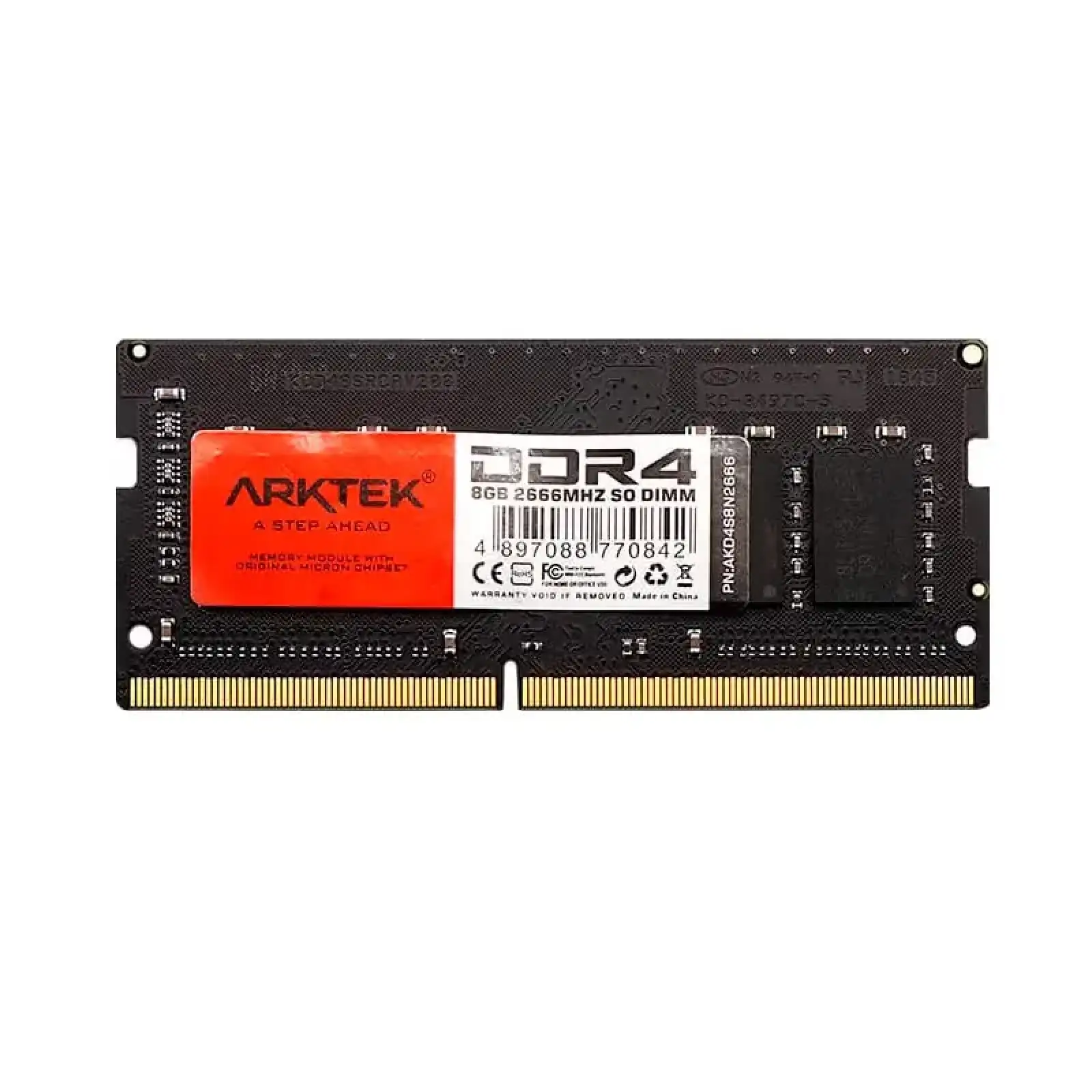 Модуль пам`ятi Arktek 8 GB SO-DIMM DDR4 2666 MHz (AKD4S8N2666) UA