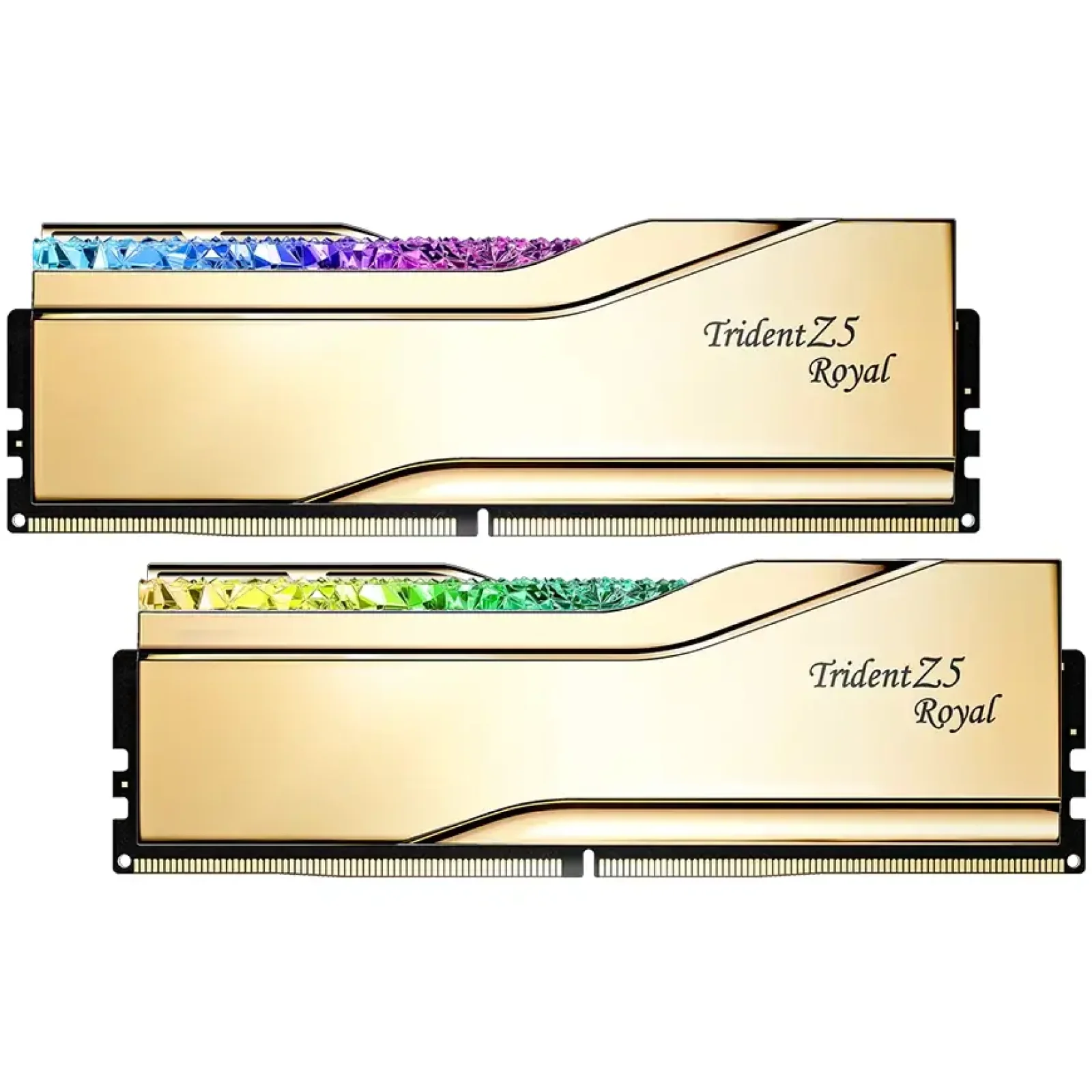 Модуль пам`ятi DDR5 2x16GB/6000 G.Skill Trident Z5 Royal Gold (F5-6000J2836G16GX2-TR5G) UA