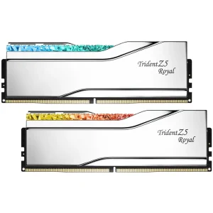 Модуль пам`ятi DDR5 2x16GB/6000 G.Skill Trident Z5 Royal Silver (F5-6000J2836G16GX2-TR5S) UA