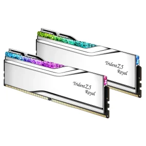 Модуль пам`ятi DDR5 2x16GB/6000 G.Skill Trident Z5 Royal Silver (F5-6000J2836G16GX2-TR5S) UA