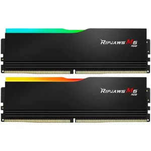 Модуль пам`ятi DDR5 2x16GB/6000 G.Skill Ripjaws M5 RGB Black (F5-6000J3238F16GX2-RM5RK) UA