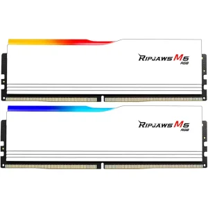 Модуль пам`ятi DDR5 2x16GB/6000 G.Skill Ripjaws M5 RGB White (F5-6000J3238F16GX2-RM5RW) UA