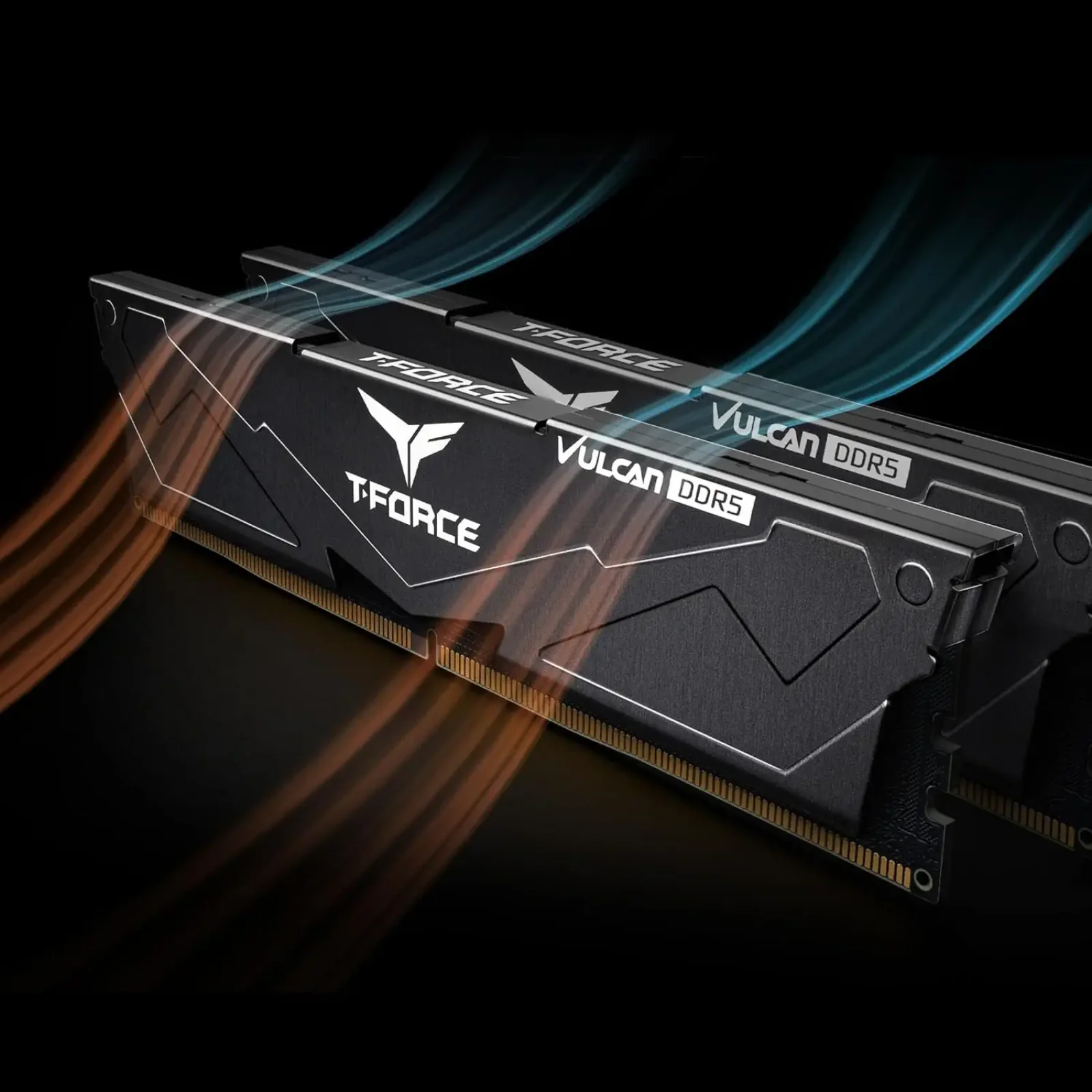 Модуль памяти DDR5 2x16GB/6000 Team T-Force Vulcan Black (FLBD532G6000HC38JDC01) UA