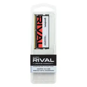 Модуль пам`ятi SO-DIMM DDR5 16GB/5600 Goodram Rival (GGEES5-56L40S/16G) UA