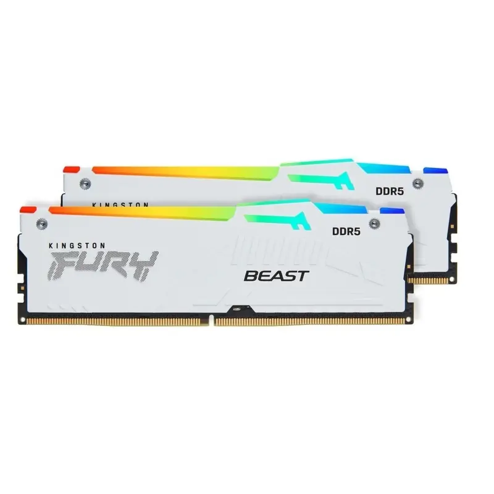 Оперативна пам'ять Kingston Fury Beast DDR5 2х16GB/6000 RGB White (KF560C36BWE2AK2-32) UA