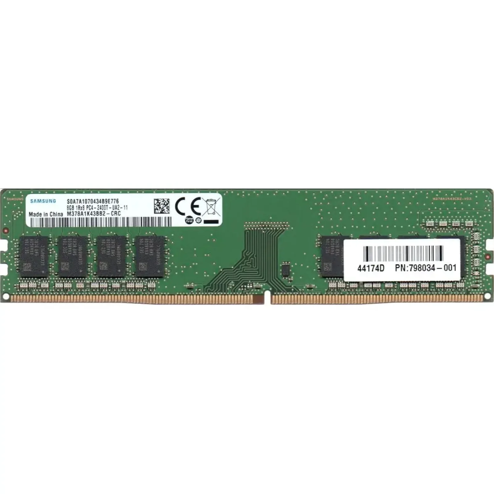 Модуль пам'яті DDR4 8GB/2400 Samsung (M378A1K43BB2-CRC) UA