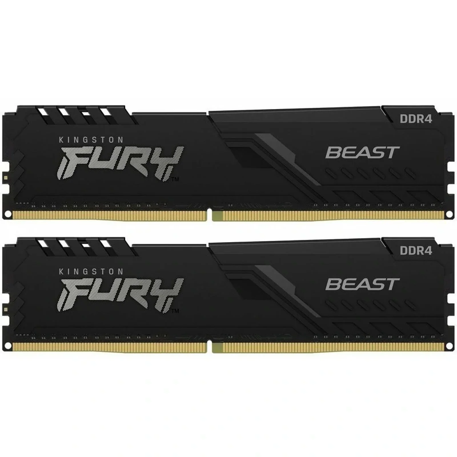 Модуль пам'яті DDR4 2x16GB/3200 Kingston Fury Beast Black (KF432C16BB1K2/32) UA