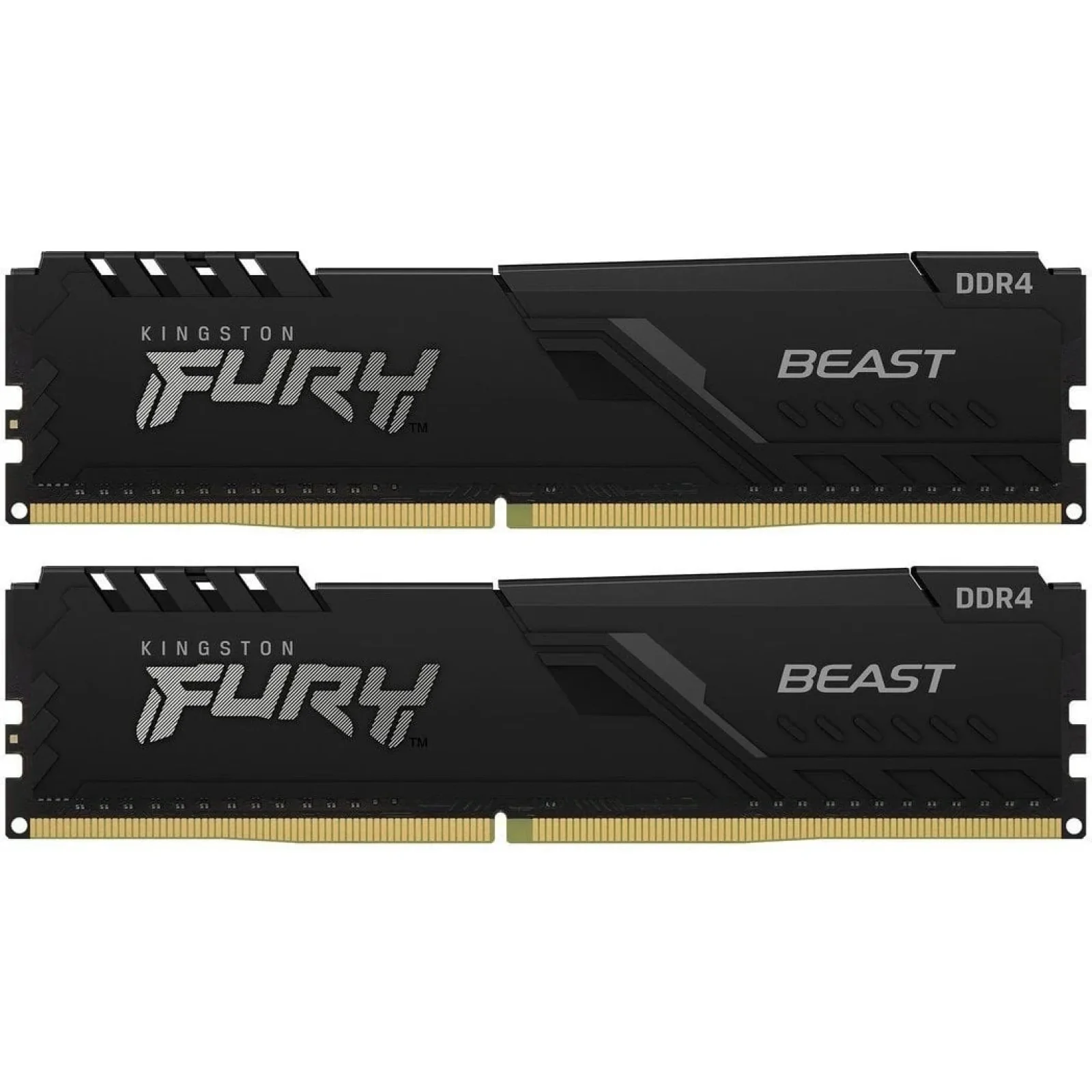 Модуль пам'яті DDR4 2x16GB/3600 Kingston Fury Beast Black (KF436C18BBK2/32) UA