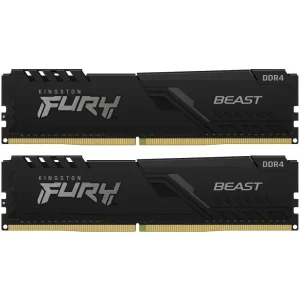 Модуль памяти DDR4 2x16GB/3600 Kingston Fury Beast Black (KF436C18BBK2/32) UA