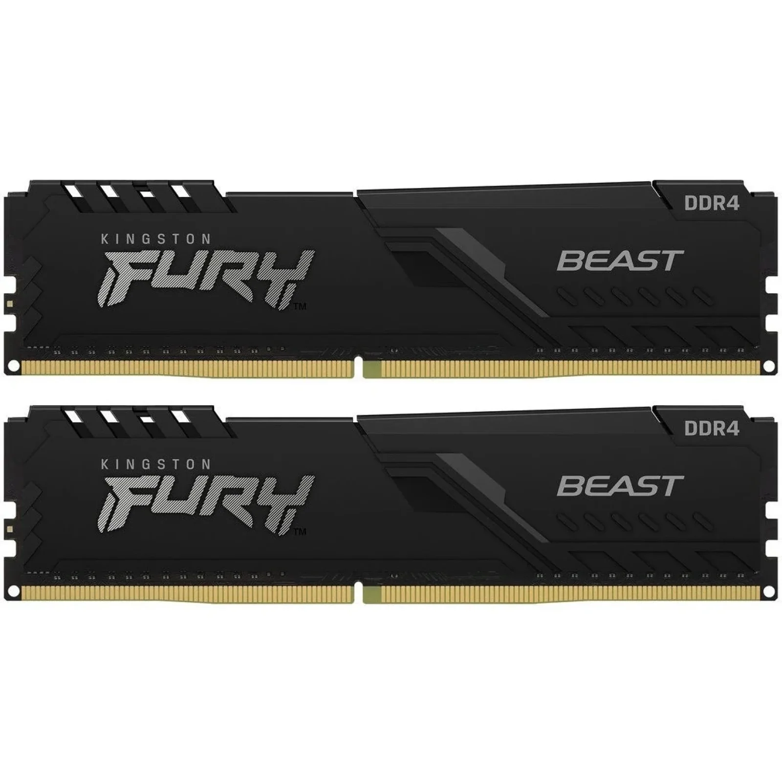 Модуль памяти DDR4 2x32GB/3200 Kingston Fury Beast Black (KF432C16BBK2/64) UA