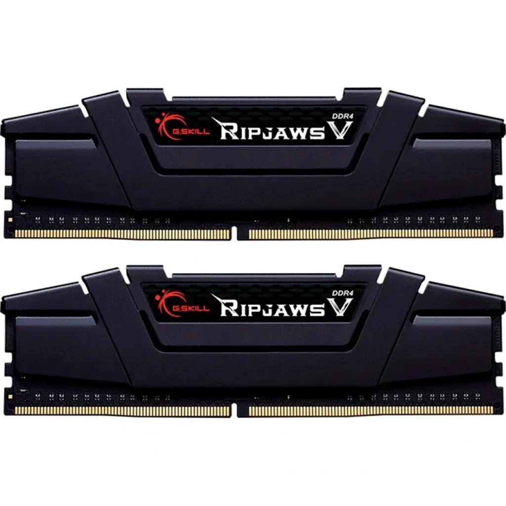 Модуль памяти DDR4 2x4GB/3200 G.Skill Ripjaws V Black (F4-3200C16D-8GVKB) UA