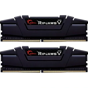 Модуль памяти DDR4 2x4GB/3200 G.Skill Ripjaws V Black (F4-3200C16D-8GVKB) UA