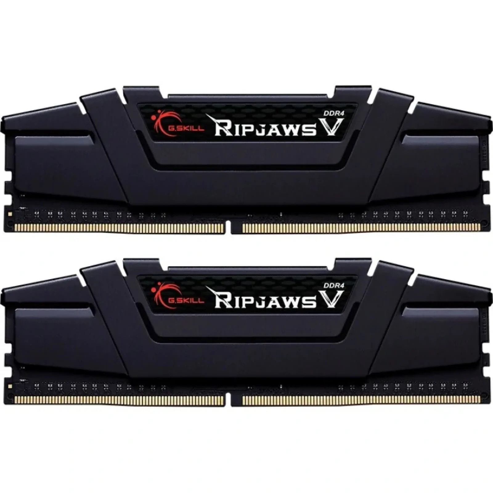 Модуль памяти DDR4 2x8GB/3200 G.Skill Ripjaws V Black (F4-3200C16D-16GVKB) UA