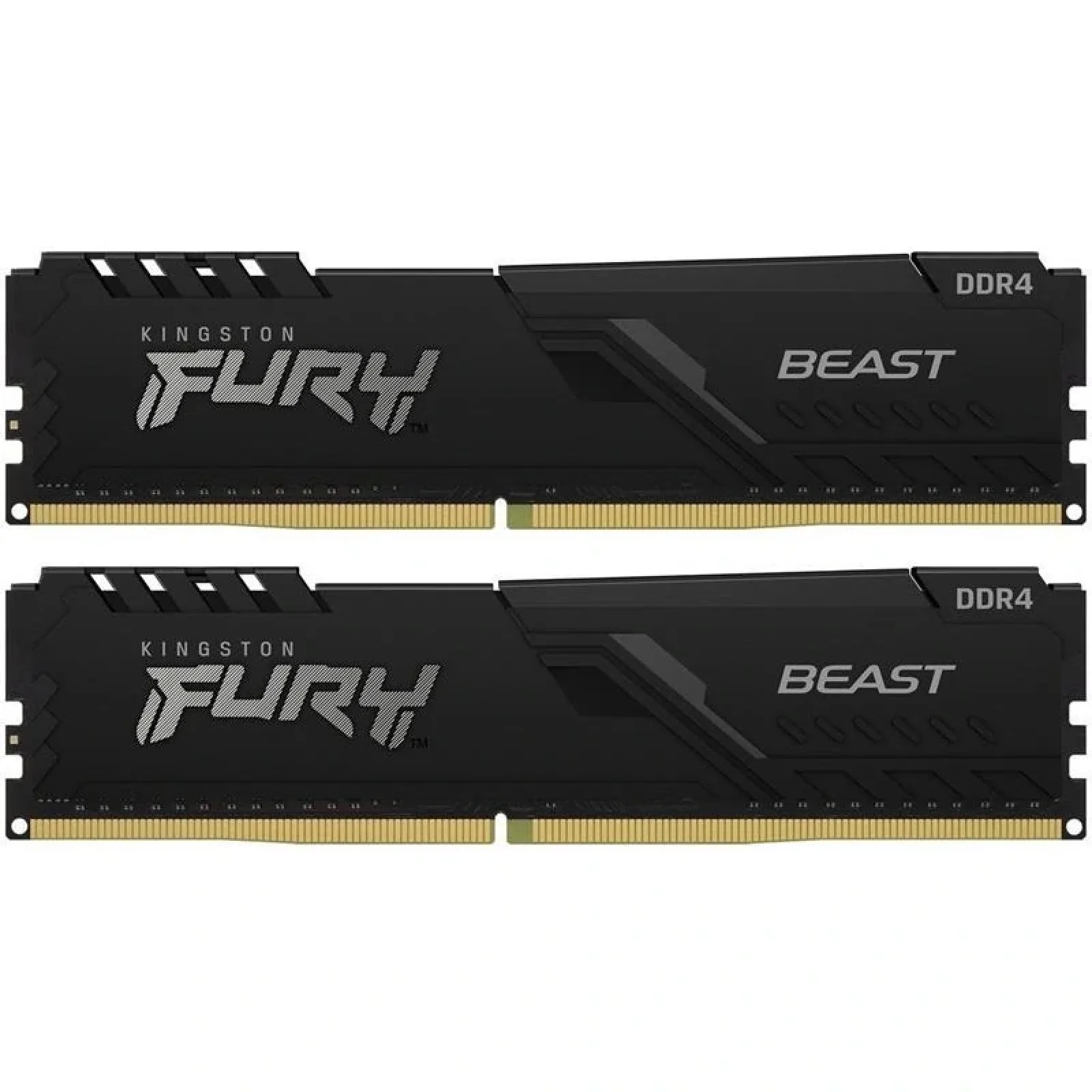 Модуль пам'яті DDR4 2x8GB/3200 Kingston Fury Beast Black (KF432C16BBK2/16) UA