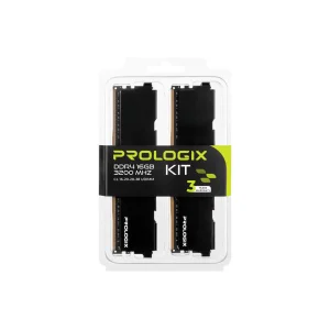 Модуль памяти DDR4 2x8GB/3200 Prologix Black (PRO16GB3200B4K) UA