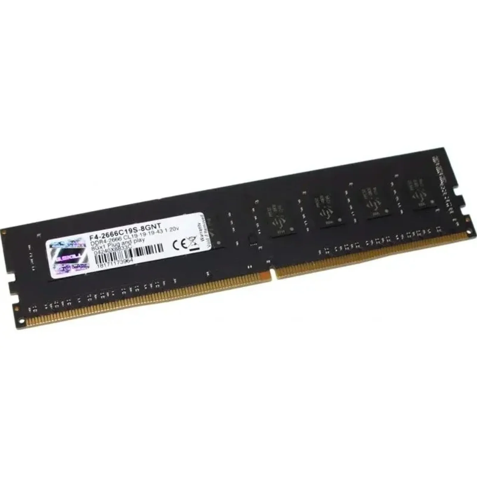 Оперативная память DDR4 8GB/2666 G.Skill Value (F4-2666C19S-8GNT) UA