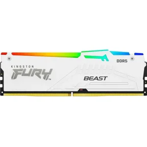 Модуль памяти DDR5 16GB/5600 Kingston Fury Beast White RGB (KF556C36BWEA-16) UA