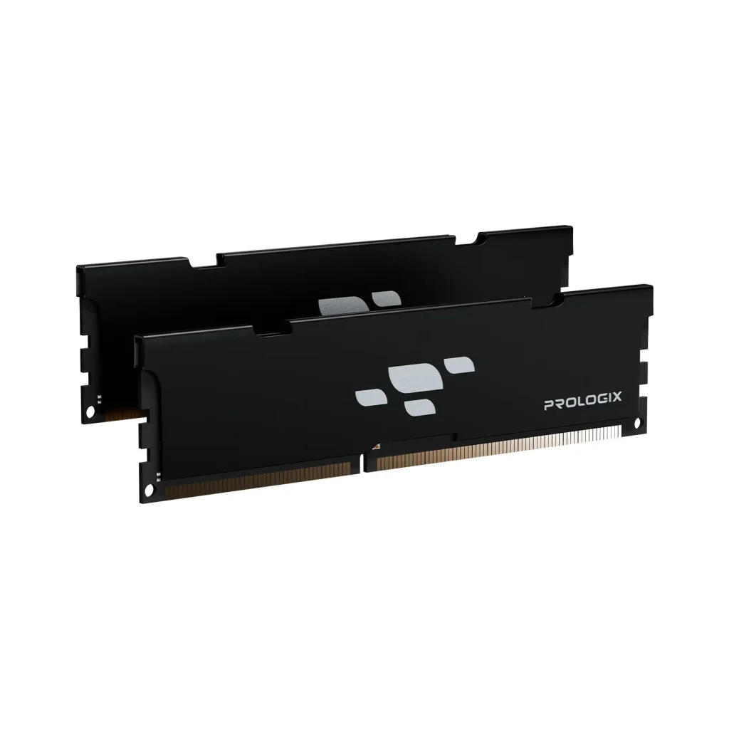 Модуль пам'яті DDR5 2x16GB/6000 Prologix Black (PRO32GB6000B5K) UA
