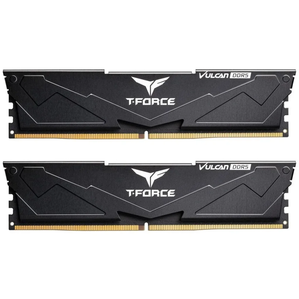 Модуль памяти DDR5 2x16GB/6000 Team T-Force Vulcan Black (FLBD532G6000HC38GDC01) UA