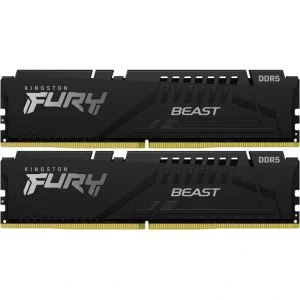 Модуль памяти DDR5 2x16GB/6400 Kingston Fury Beast Black (KF564C32BBK2-32) UA