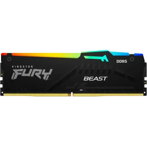 Оперативная память DDR5 2x32GB/5600 Kingston Fury Beast RGB Black (KF556C36BBE2AK2-64) UA