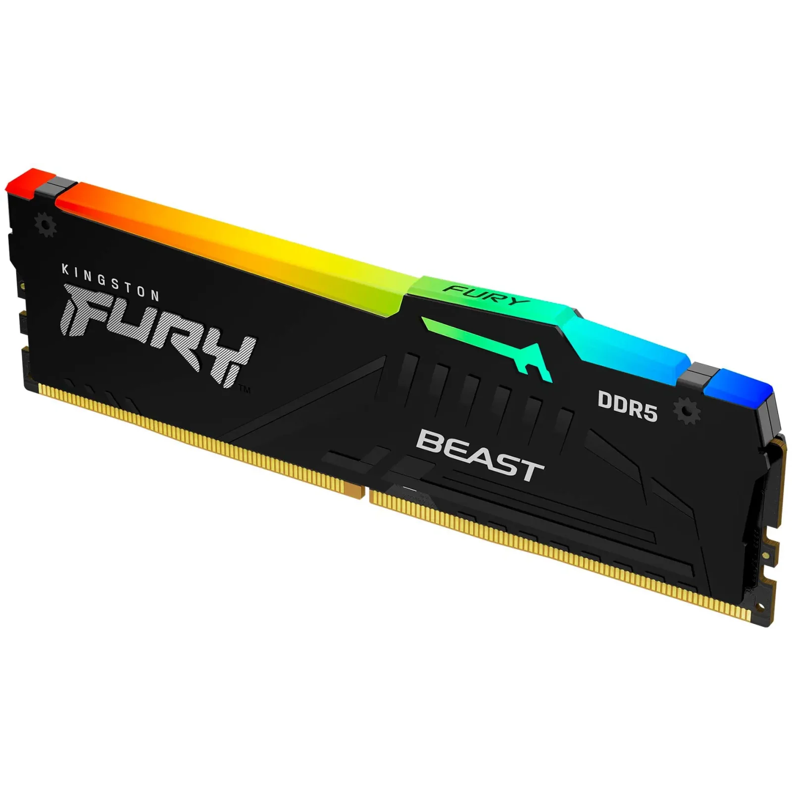 Оперативная память DDR5 2x32GB/5600 Kingston Fury Beast RGB Black (KF556C36BBE2AK2-64) UA