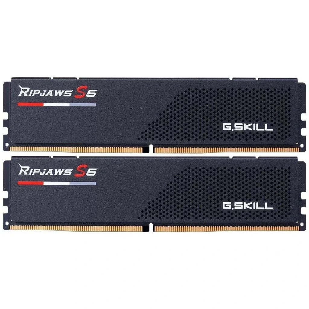 Модуль памяти DDR5 2x32GB/6400 G.Skill Ripjaws S5 Black (F5-6400J3239G32GX2-RS5K) UA